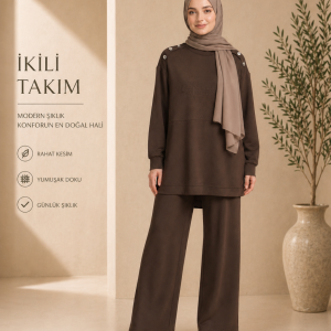 Spor Likralı Yumuşak Pike Pantolon Takım